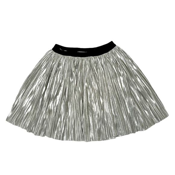 Rockets Of Awesome Metallic Pleated Skirt Size 8 - Picture 1 of 6